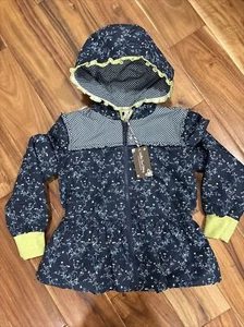 NWT Matilda Jane Big Girls Wildflower Bouquet Floral Jacket in Blue and Green 8 - Picture 1 of 10