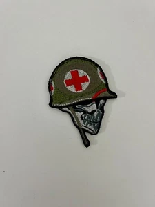 Totenkopf Sanitäter Rotes Kreuz Ukraine Patch Brandneu Zustand Ukrainische Armee Sammler - Bild 1 von 3