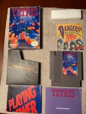 Tetris 1989 Nintendo - Box and Game Cart Complete With Manual - NES Vintage 80’s