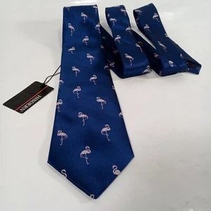 Corbata cuello Hisdern azul flamenco ¡hecha a mano! - Imagen 1 de 2