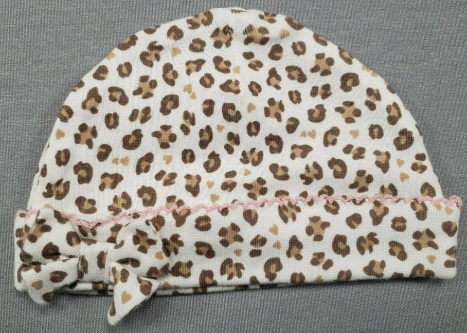 Bebé Niña Nuevo Sin Etiquetas Niño Mino Carter's 0-3 Meses Estampado Animal Arco Infantil Gorra Sombrero Foto 1 de 1