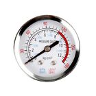 Air Pressure Gauge with Double Scale Center Back Mount 0-180psi 0-12 Bar Durable