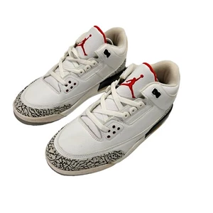 Air Jordan 3 bianco cemento retrò 2002 VINTAGE OG RARO taglia 9,5 136064-102 usato in ottime condizioni - Foto 1 di 13