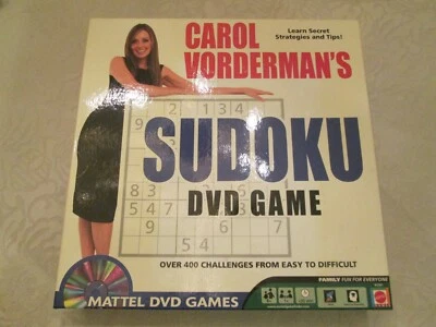 Carol Vorderman's Sudoku DVD Game by Mattel 2005 - Image 1 of 4
