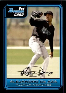 2006 MINT Bowman ** Alejandro de Aza Florida Marlins #B8 - Picture 1 of 2