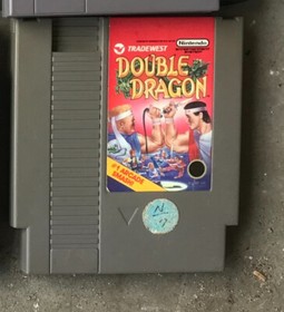 Vintage Used Double Dragon Tradewest #1 Arcade Smash Nintendo NES Video Game