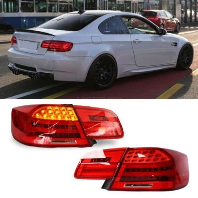 Par de luces traseras LED rojas de freno para BMW Serie 3 330 335 M3 E92 2006-2010 Foto 1 de 4