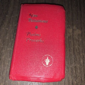 Neues Testament Psalmen Sprüche Taschenformat Bibel The Gideons International 1973 - Bild 1 von 6