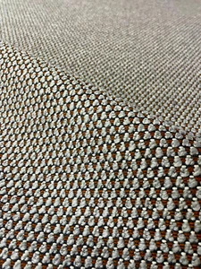 3.375 yds Luna Memphis Totem Gray & Orange Nubby Upholstery Fabric UME206 - Picture 1 of 8