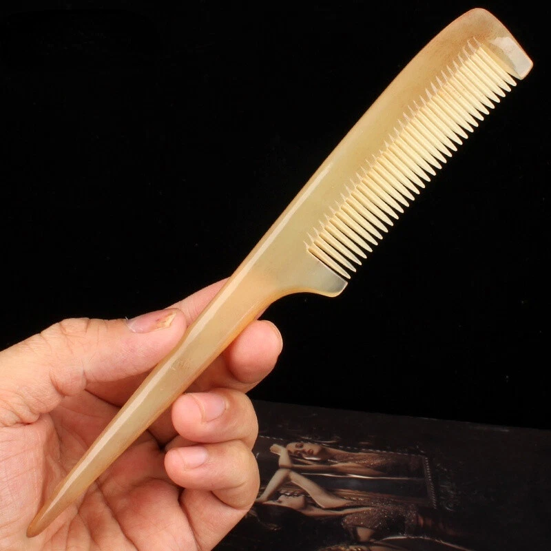 Peine de cola de rata estilo profesional cuerno de carnero pasador cola peine separación peinado Foto 1 de 4