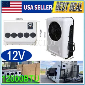 12V Universal Electric Cooling Underdash Air Conditioner DC Auto Car A/C Kit NEW - Picture 1 of 19