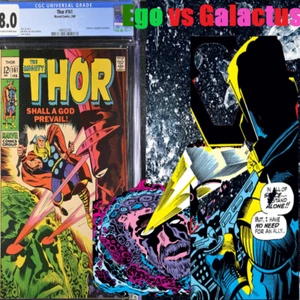 1969 Thor #161 🌟 CGC 8.0 🌟 Galactus vs. Ego Battle Concludes - Picture 1 of 3
