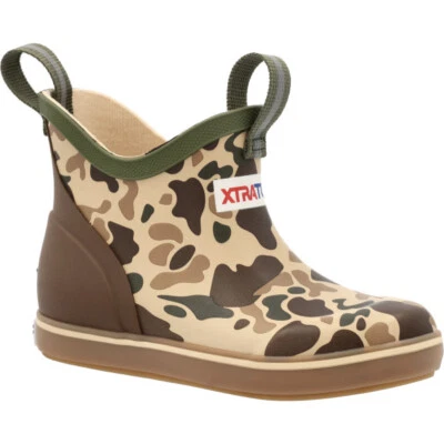 Bota Xtratuf Kid's Ankle Deck - Camuflagem de pato - Imagem 1 de 4