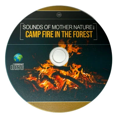Camp Fire In The Forrest Sounds Relaxation Yoga Sleep Therapy White Noise New CD - Image 1 of 2