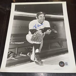 Yogi Berra Autographed Signed 8x10 Photo New York Yankees BAS Beckett