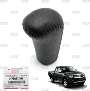 Cambio manual de perillas de engranaje de cuero para Mitsubishi L200 Triton 4x4 2006 2014 camioneta - Imagen 1 de 10