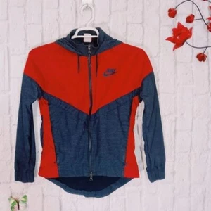 Giacca con cappuccio e zip Nike Bonded Windrunner - Foto 1 di 5