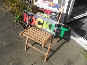 complete skateboard custom ROCKET x ENUFF ππ COLLECT FROM BLAIRGOWRIE - Picture 1 of 14