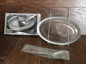 CUCHARA SERVIDOR BANDEJA OVALADA COLECCIÓN CRISTAL ONEIDA OCASIONES ESPECIALES NORTHLAND - Imagen 1 de 12