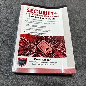 Comptia Security+ Plus Book SY0-501 Study Guide Darril Gibson - Picture 1 of 5