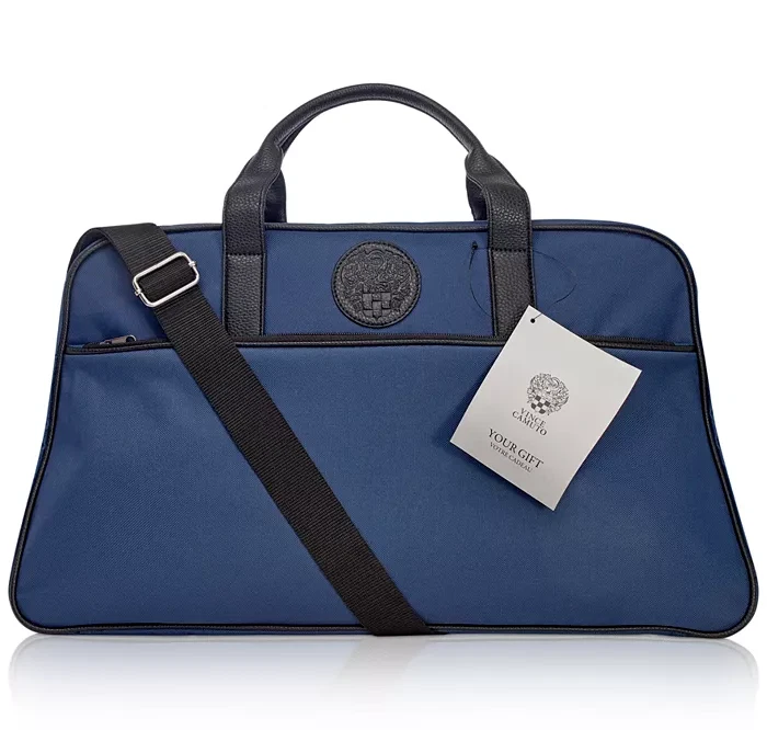 VINCE CAMUTO унисекс искусственной кожи отделки Weekender DUFFLE спортзал дорожная сумка темно-синий новый с Ярлыками - Изображение 1 из 4