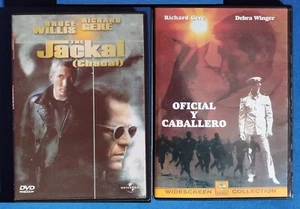 Pack DVD Richard Gere: The jackal (Chacal), Oficial y caballero - Imagen 1 de 3