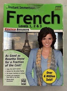 Instant Immersion Language Software French 5 User edition Levels 1 2 & 3 - Picture 1 of 4