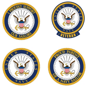 Navy Decals for Cars, Windows and Doors - Various Designs - Free Shipping!! - Picture 1 of 6