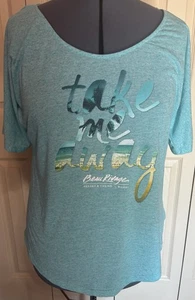 Woman’s Beau Rivage Casino T-shirt Sz 2X Teal New Without Tags Short Sleeve - Picture 1 of 6