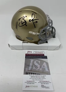 Brady Quinn Notre Dame Autographed Signed Auto Mini Helmet Fighting Irish JSA - Picture 1 of 2