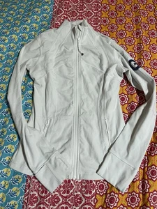 Lululemon Define Jacket White Sz 8 - Picture 1 of 13