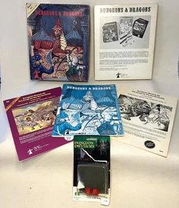 Juego básico Dungeons & Dragons TSR 1001 1979 3ª impresión con dados, folletos B2 1980 - Imagen 1 de 17