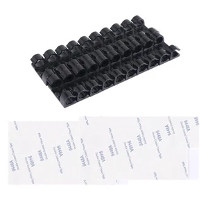 20 Stücke/ Satz Befestigungsklammer Clip Desktop Wire Klären Clips Halter K6948 - Bild 1 von 4