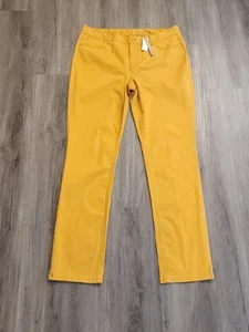 Talbots neu mit Etikett schlankmachende Signatur gerade Größe 12 Hose - Bild 1 von 5