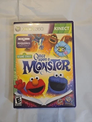 Sesame Street Once Upon A Monster Microsoft Xbox 360 Complete W/ Manual (TESTED) - Image 1 of 4