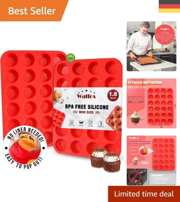 BPA-frei Mini Silikon Muffinform Set für kreative Desserts - Spülmaschinenfest - Bild 1 von 4