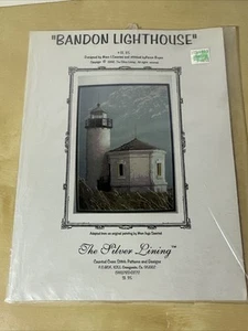 New Cross Stitch Pattern And Chart Bandon Lighthouse The Silver Lining New - Picture 1 of 4