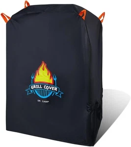 Vivicreate Waterproof BBQ Grill Cover 32 Inch Heavy Duty 420D 32 inch, Black - Picture 1 of 8