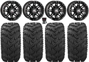 High Lifter HL3 14" Wheels Black 28" Reptile Tires Can-Am Maverick X3 - Picture 1 of 4
