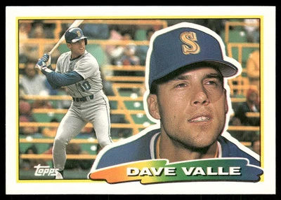 Dave Valle 1988 Topps Big #210a Seattle Mariners - Image 1 of 2