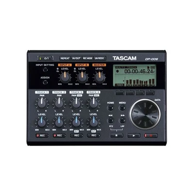 TASCAM DP-006 6-Track Digital Portable SD Multi-Track Recorder with Stereo Mics - Image 1 of 4