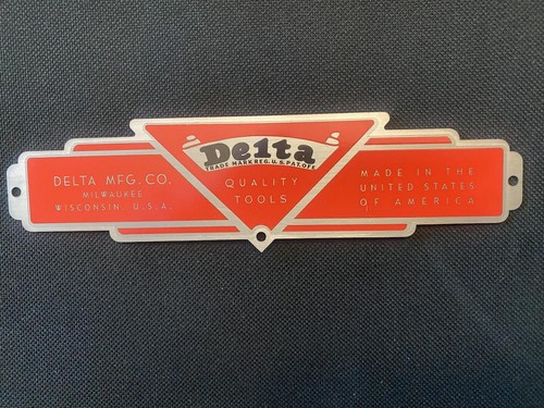 DELTA RED LOGO BADGE | eBay