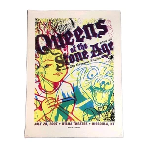 Queens Of The Stone Age mit The Gasoline Angels Tour Poster, #'d 50/200, 28.07.2007 - Bild 1 von 4