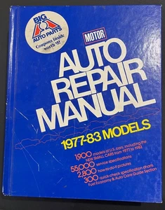 Motor Auto Repair Manual 1977-83 Models 46th Edition First Printing - Imagen 1 de 3
