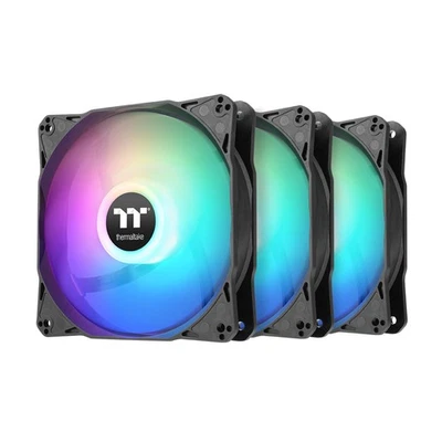 Thermaltake LE120 ARGB Sync PC Cooling Fan [3-Fan Pack] (cl-f204-pl12sw-a) - Image 1 of 2