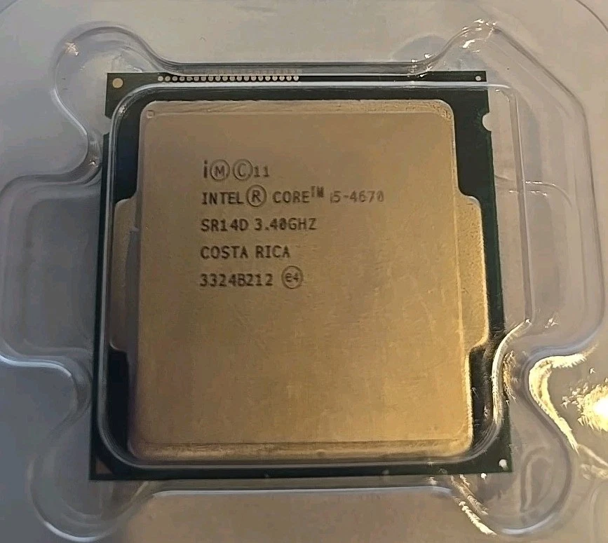 Intel Core i5-4670 SR14D 3.40GHz  LGA1150 Socket CPU Processor - Image 1 of 2
