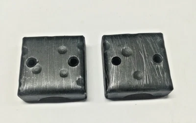 LORENZ LORENZFERART coppia passanti in ferro battuto x aste mezzo tondo 2128 - Immagine 1 di 4