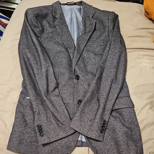 Banana Republic Tailored Fit Sport Coat Mens 42R Gray One-Button Blazer Jacket - Picture 1 of 5
