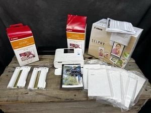 Canon SELPHY CP1300 Compact Photo Printer with RP-108 Ink/Paper Set Bundle Kit - Picture 1 of 11