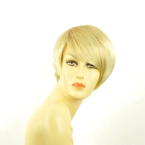 Perruque femme courte blond doré méché blond très clair YASMINE 24BT613 - Imagen 1 de 8